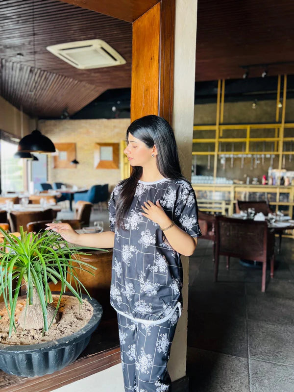 MOONLIT GARDEN  PRINTED SHIRT AND TROUSER